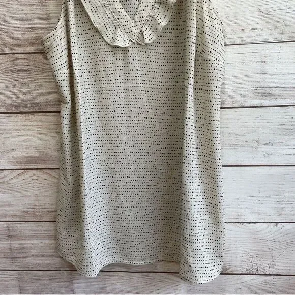 CABI SLEEVELESS‎ TOP WITH RUFFLE - Picture 4 of 6